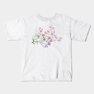 July 1st birthday flower Kids T-Shirt